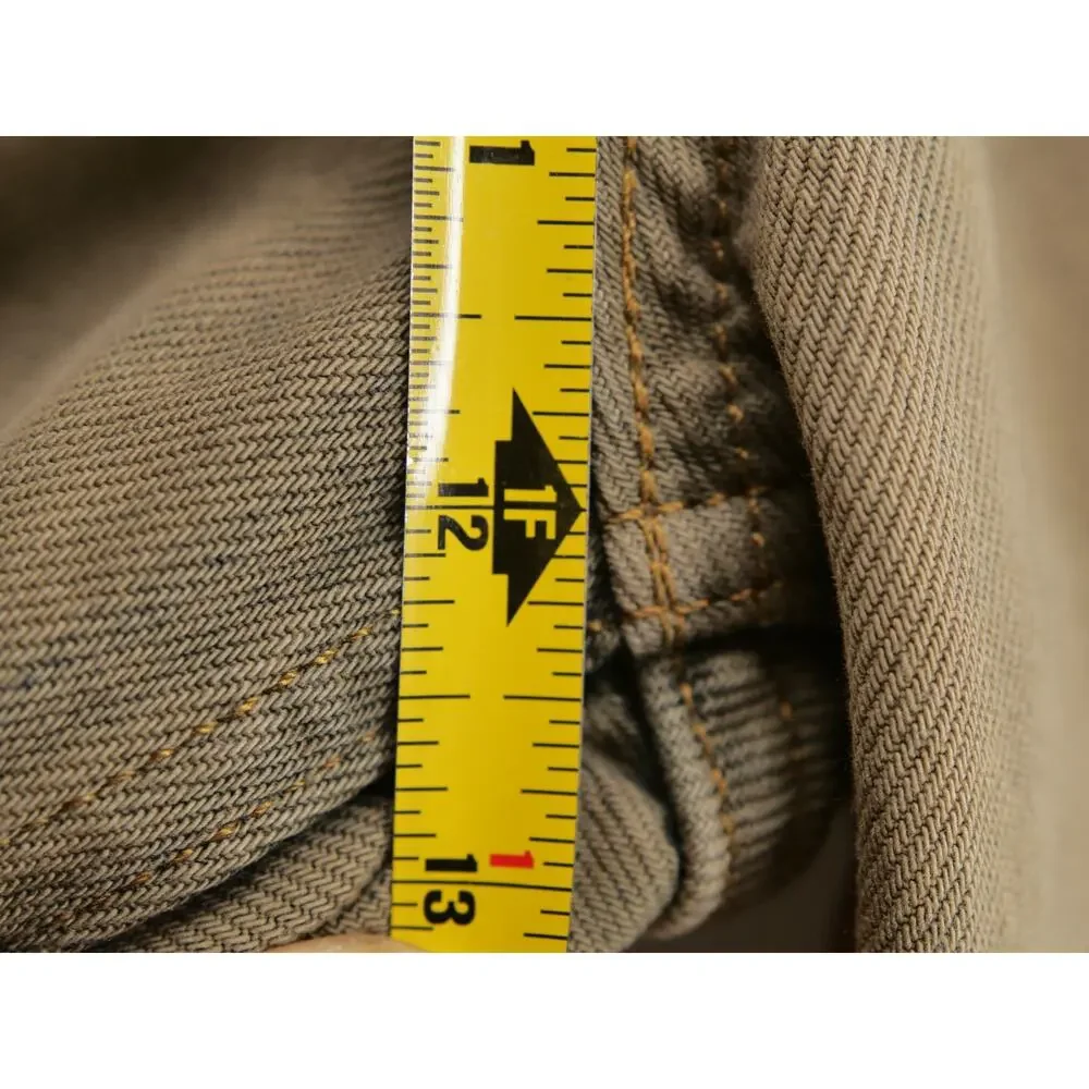 Levi’s 565 NWT Loose Straight Jeans Mens 31x30 Brown Khaki Tint Acid Wash